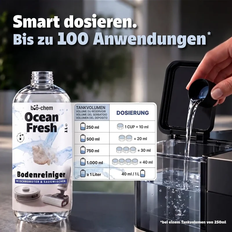 Bodenreiniger Wischroboter & Saugwischer Ocean Fresh (1 L)