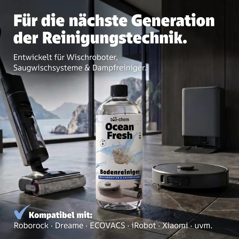 Bodenreiniger Wischroboter & Saugwischer Ocean Fresh (1 L)