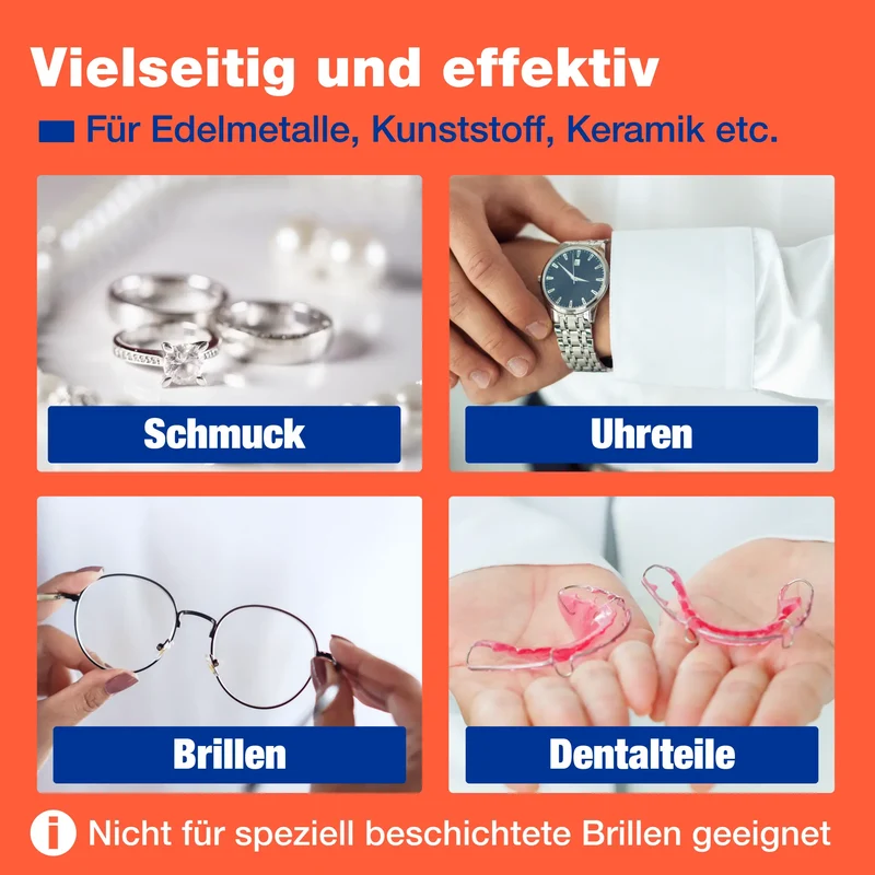 Ultraschallreiniger Brille & Schmuck (1 L)