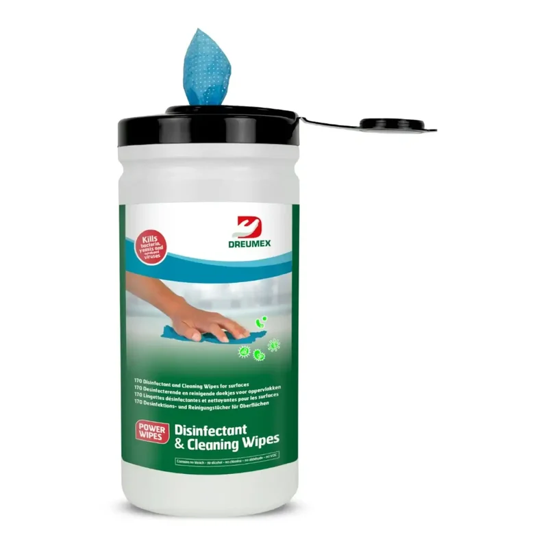 DREUMEX Disinfectant & Cleaning Wipes Blau Reinigungs- & Desinfektionstücher