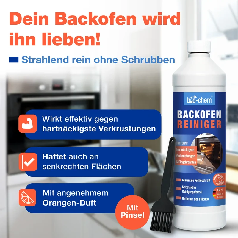 Backofenreiniger (1 L + Zubehör)