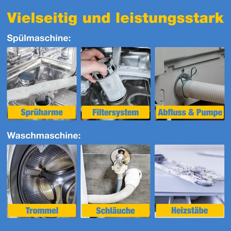 Maschinenreiniger für Waschmaschine & Spülmaschine (1 L)
