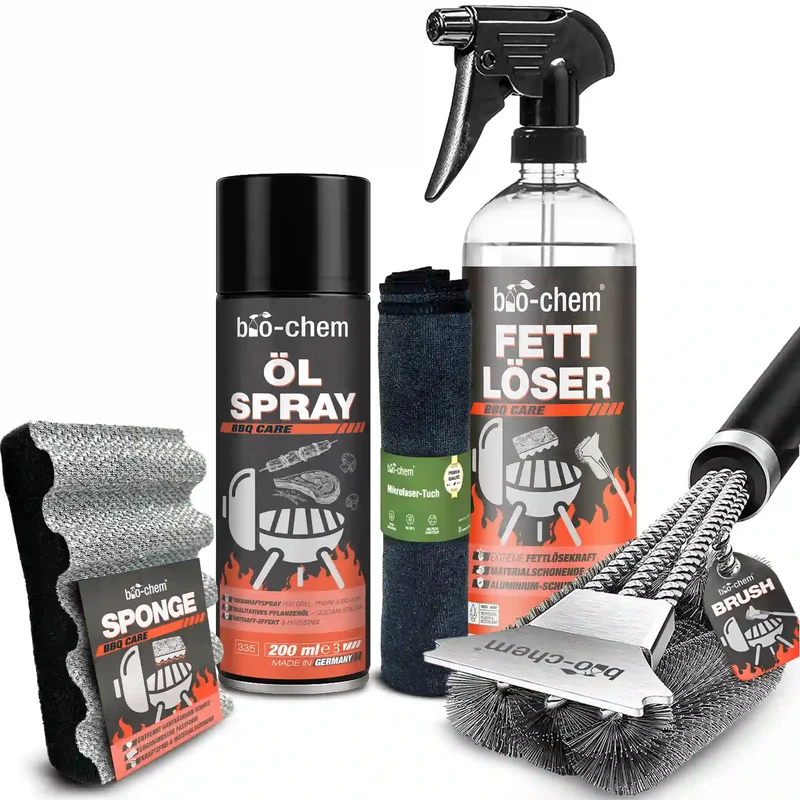 Grillreinigung Fettlöser (PROFI 5-teilig)