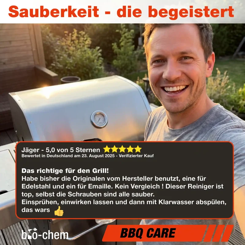 Grillreinigung Fettlöser (PROFI 5-teilig)
