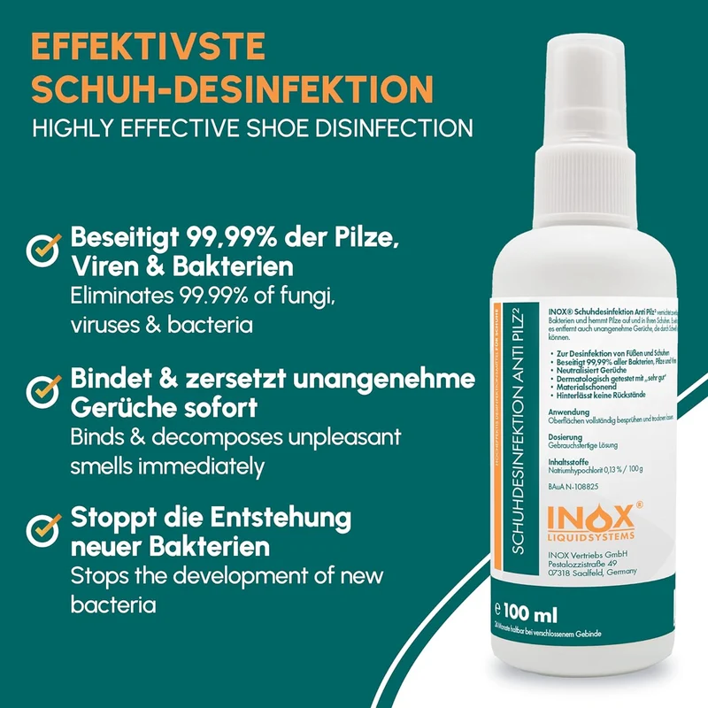 Schuh Desinfektionsspray