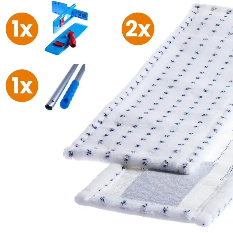 Bodenwischer Profi-Set mit Wischmops "Parkett & Laminat 50 cm"