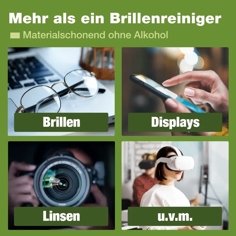 Brillenreiniger (250 ML + Tuch)