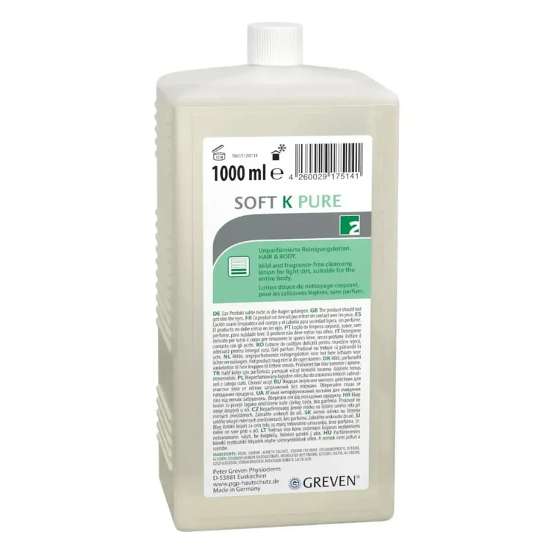 Peter GREVEN® SOFT K PURE Reinigungslotion unparfümiert