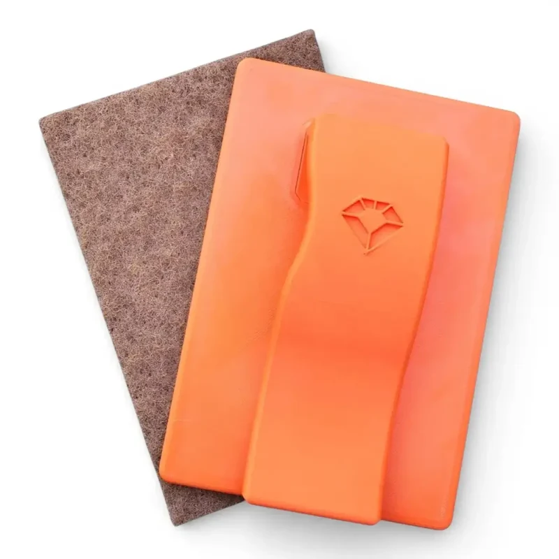 MAYKKER JitterBug Schrubber inkl. 1x Walnusspad 15cm