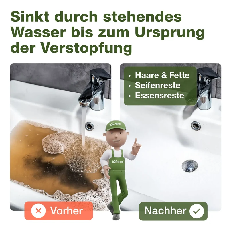 Abflussreiniger Rohrfrei Haar-Weg (1 L)