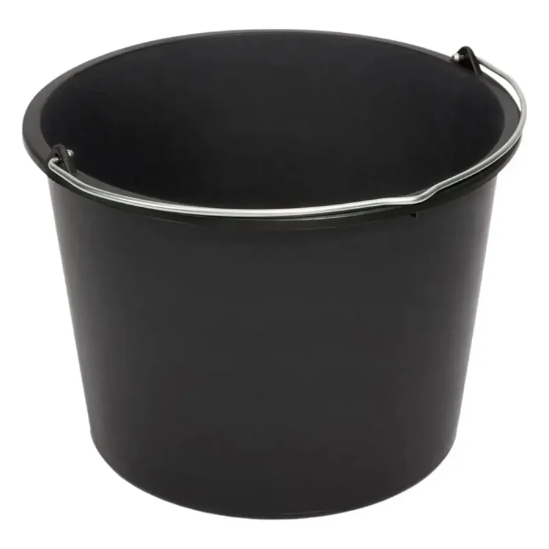 NÖLLE Baueimer Kunststoff Schwarz