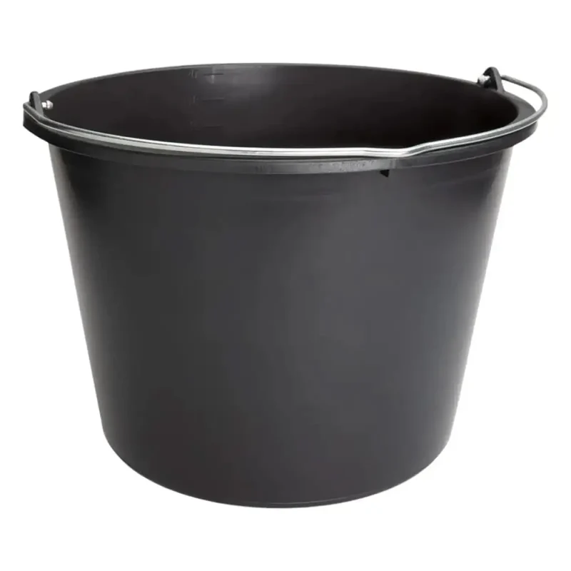 NÖLLE Baueimer Kunststoff Schwarz