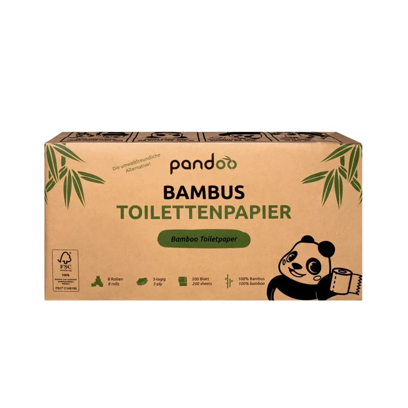 Bambus Toilettenpapier 3-lagig