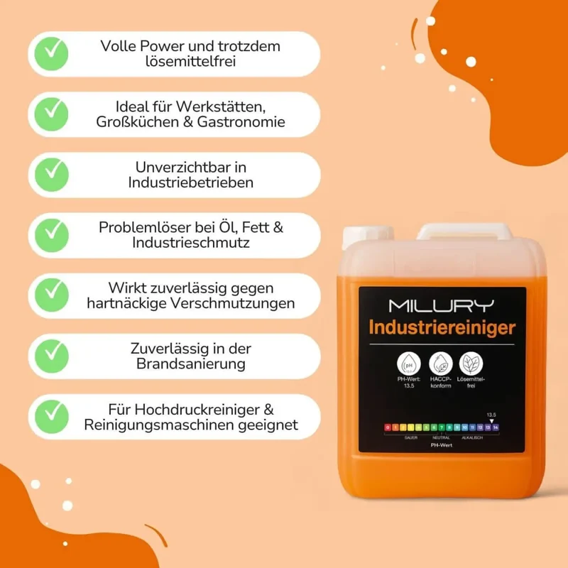 MILURY Industriereiniger Konzentrat 5 Liter