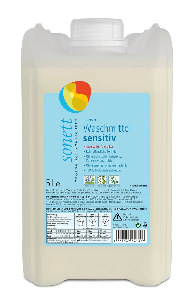 Flüssigwaschmittel sensitiv
