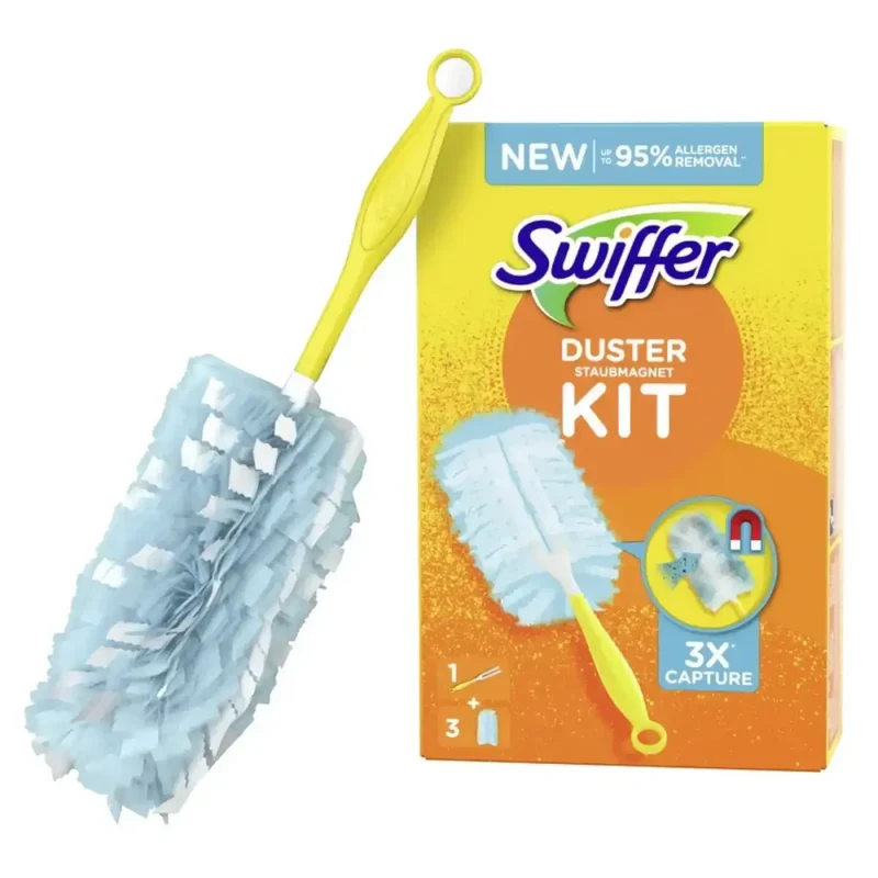 SWIFFER Duster Handgriff + 3 Staubfangtücher