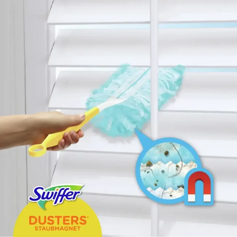 SWIFFER Duster Handgriff + 3 Staubfangtücher