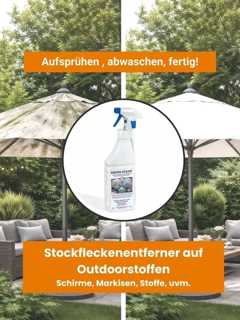 MTS Original Tento-Clean Stockfleckenentferner auf Outdoorstoffen