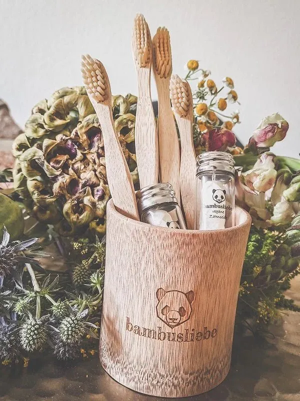 Bambus Zahnputzbecher von Bambusliebe