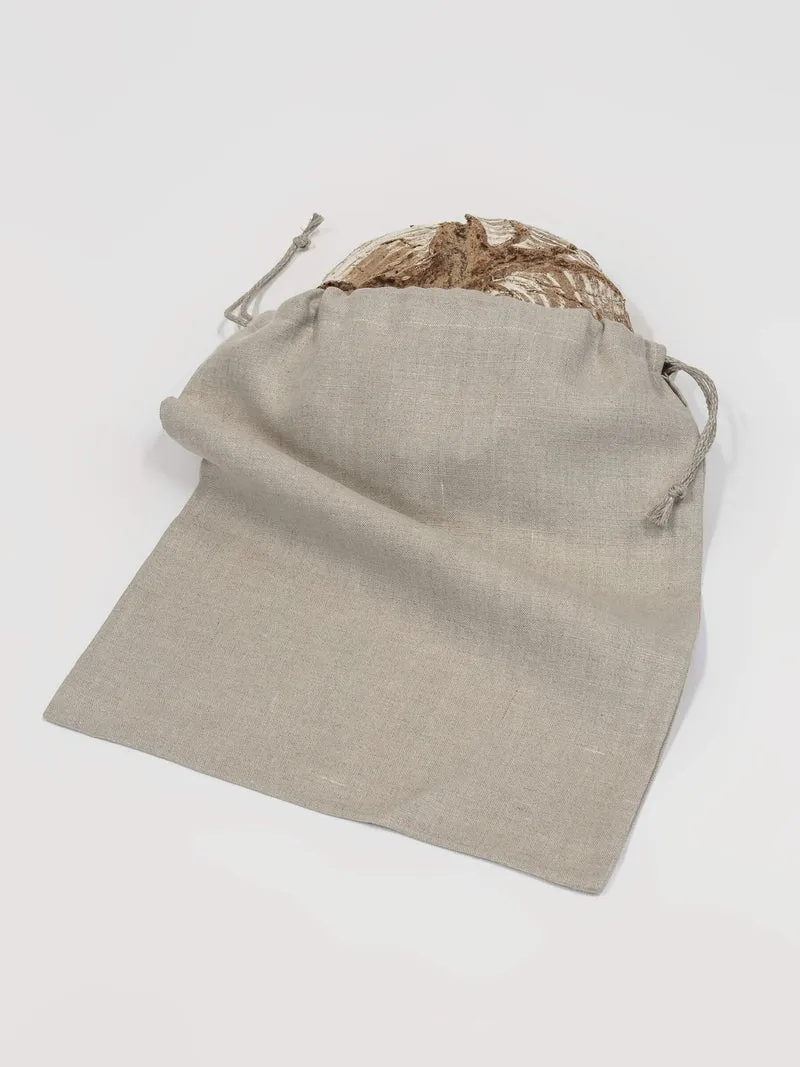 Schlichter Brotsack aus reinem Leinen