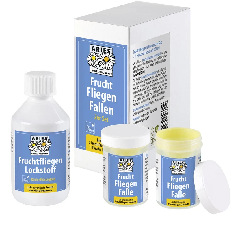 Fruchtfliegenfallen Set +
