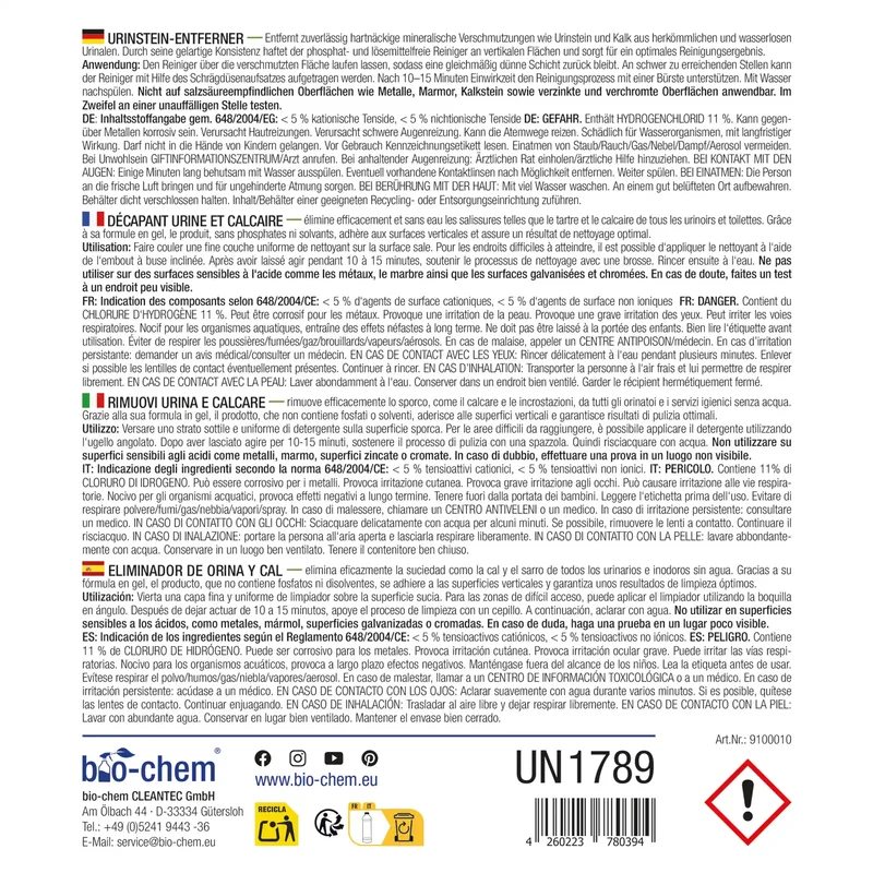 Urinsteinentferner (1 L)