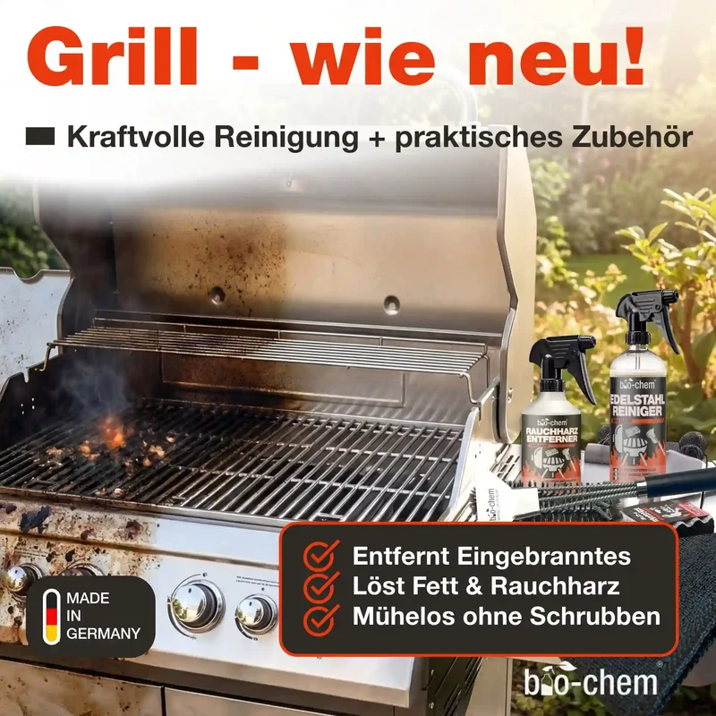 Grillreinigungs Rauchharz-Set (PROFI 5-teilig)