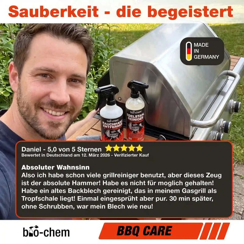Grillreinigungs Rauchharz-Set (PROFI 5-teilig)