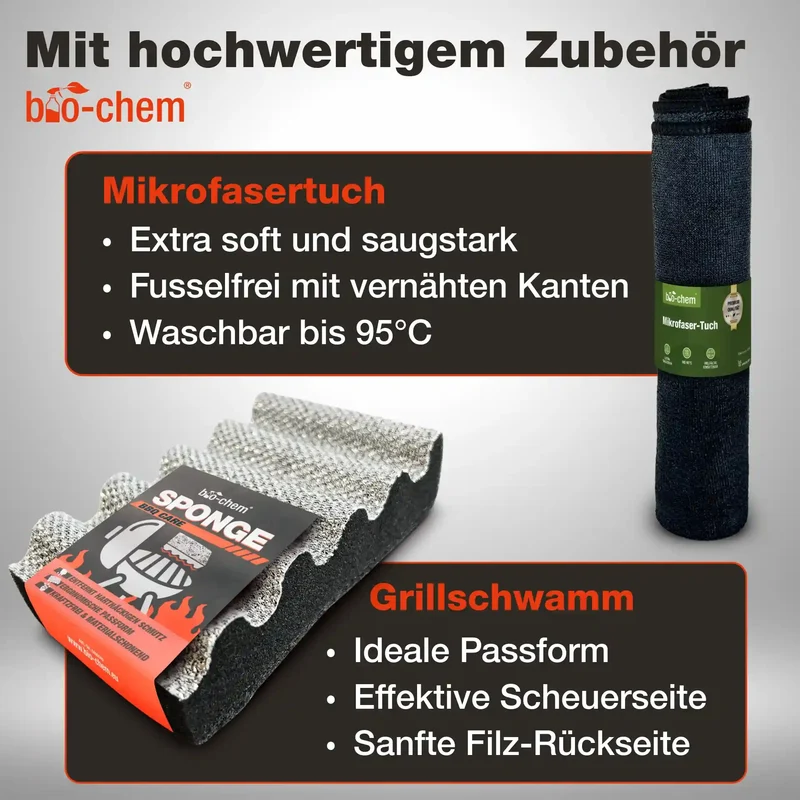 Grillreinigungs Rauchharz-Set (BASIC 4-teilig)