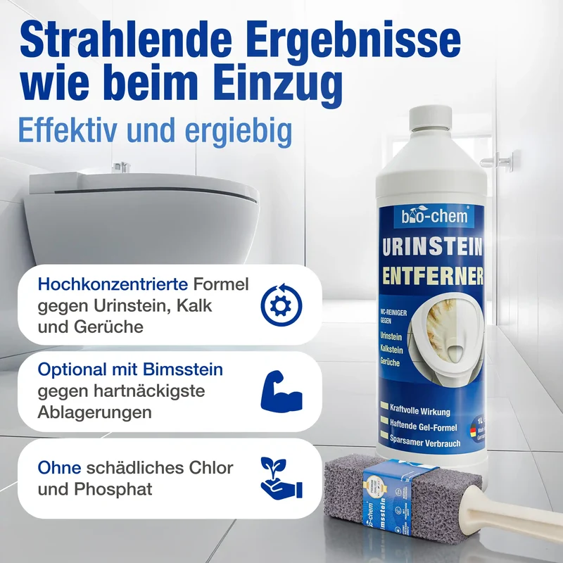 Urinsteinentferner (1 L + Bimsstein)