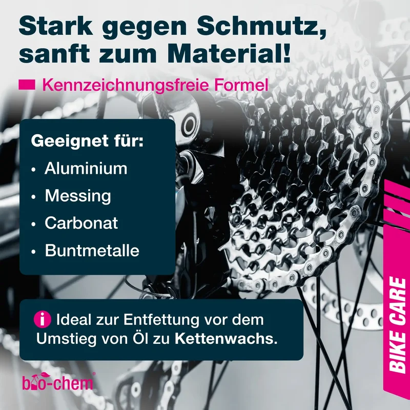 Kettenreiniger Fahrrad (750 ML + Zubehör)