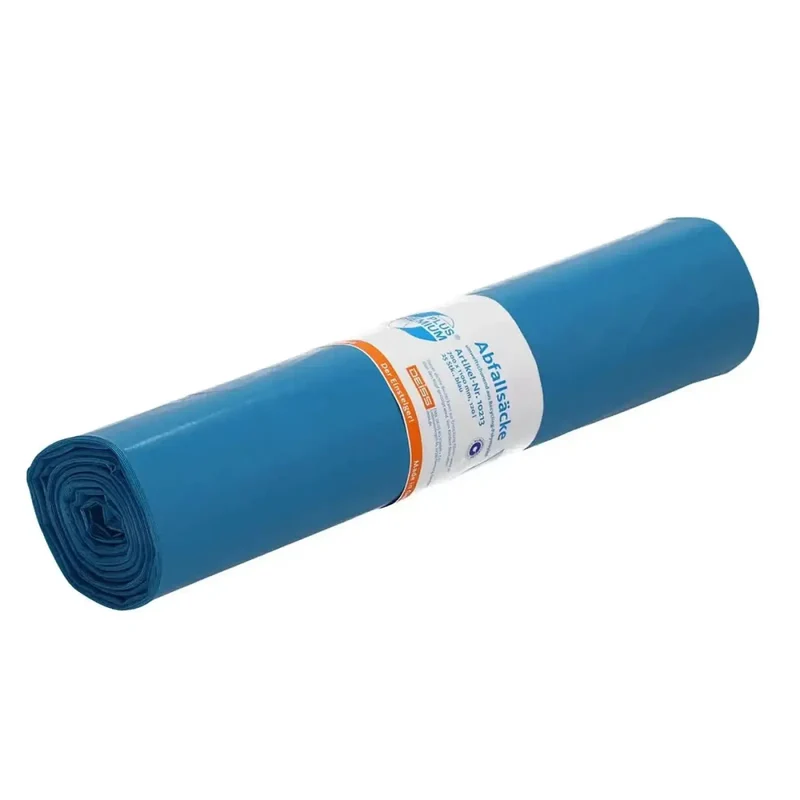 DEISS Premium Plus Müllsäcke 120 Liter Typ 60 Blau 10213