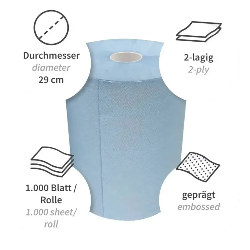 HygoClean Putzpapiere 2-lagig Recyclingpapier