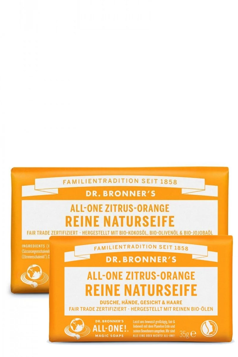 Seifenstück Zitrus Orange