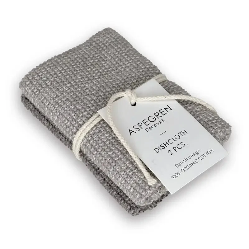 Spültuch 2er Set - Gestrickt - Blend Gray