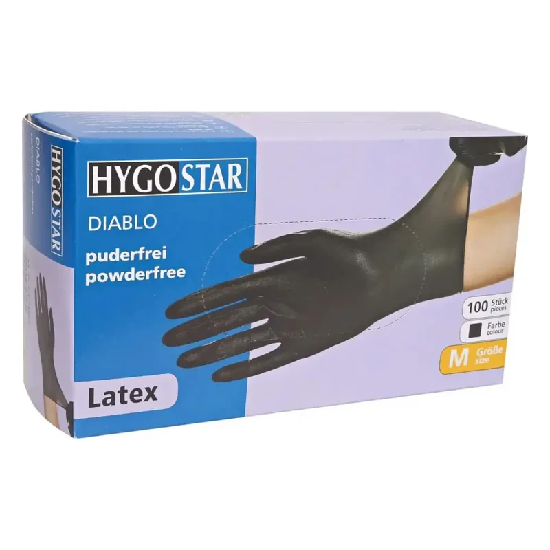 Hygostar Latex-Handschuhe "Diablo" 100 Stück