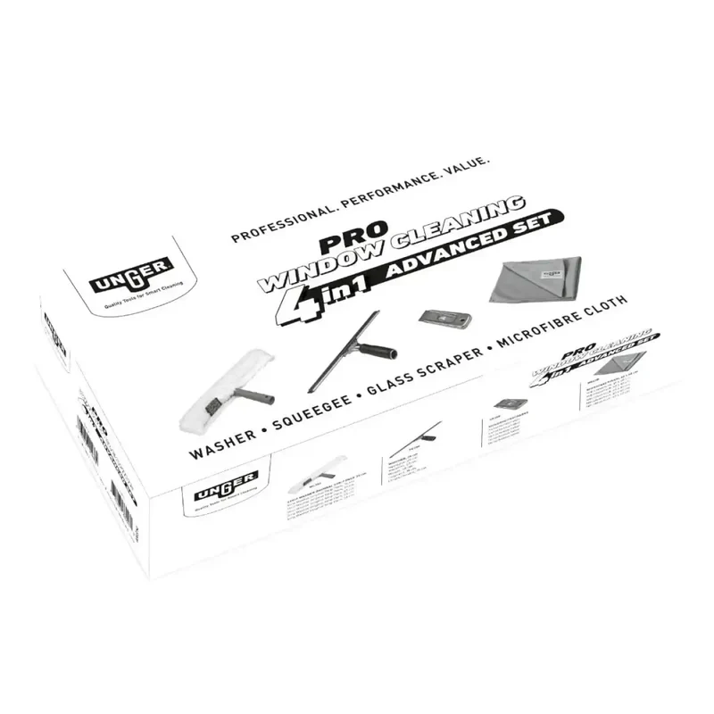 Unger PRO Glasreiniger-Set Advanced Kit 4in1 "AKG14"