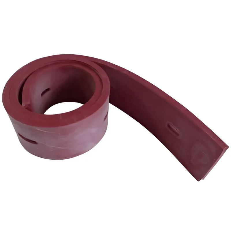 Abstreifgummi Linatex rot hinten für T7