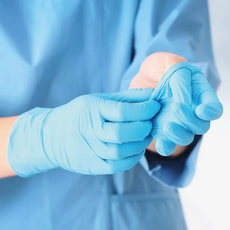 Hygonorm "Safe Fit" Nitril-Handschuhe Blau 200 Stück