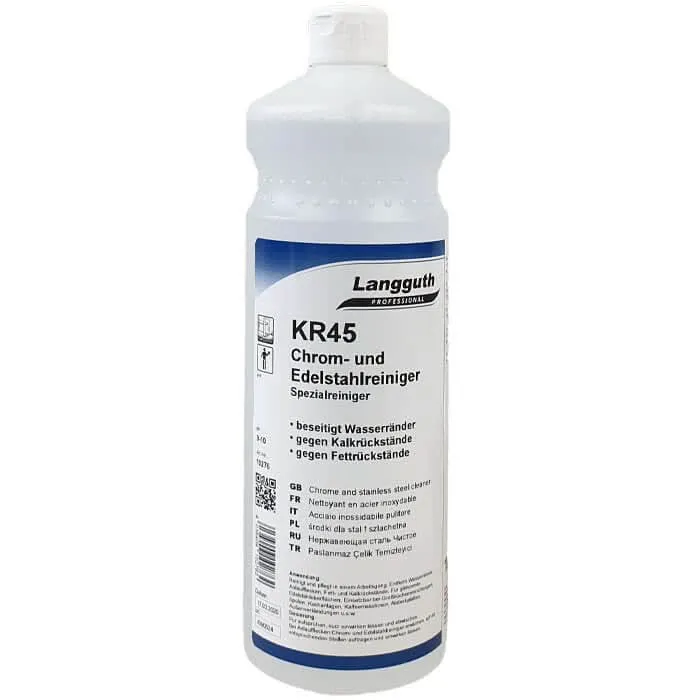 Langguth KR45 Chrom- und Edelstahlreiniger 1l