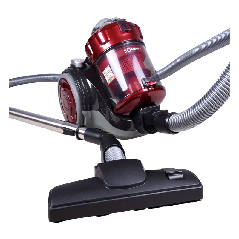 Bomann BS 9027 CB N Zylinder-Vakuum Bodenstaubsauger 700 Watt Rot