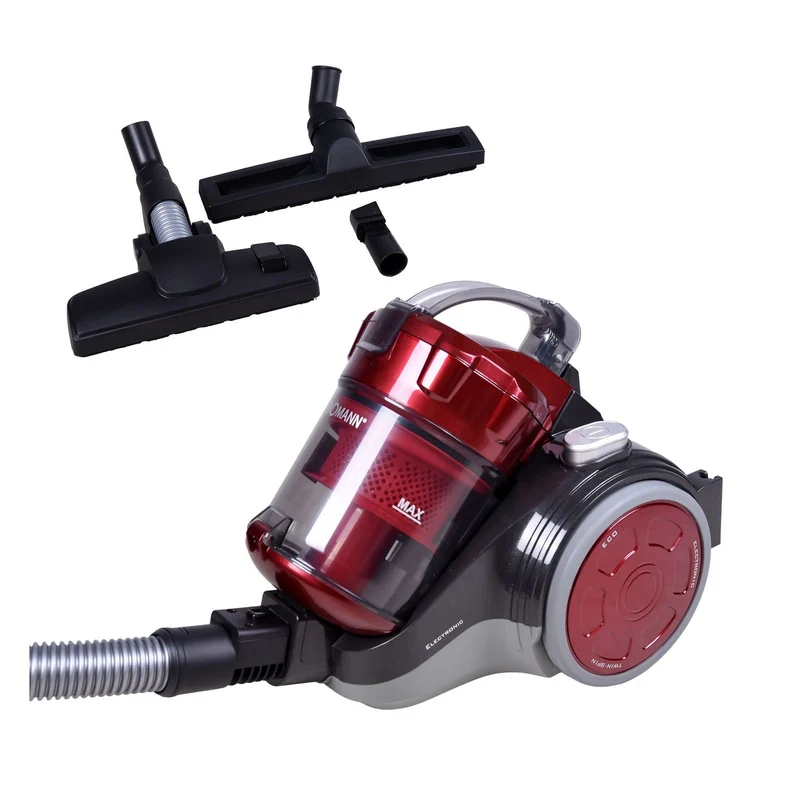Bomann BS 9027 CB N Zylinder-Vakuum Bodenstaubsauger 700 Watt Rot