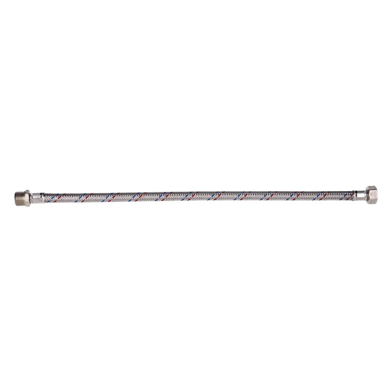 Flexibler Sanitär-Verbindungsschlauch (50 cm) DN12 3/4 Außengewinde x 3/4 Überwurfmutter