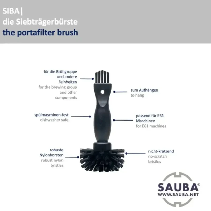 Sauba Siebträgerbürste SIBA Ø 62mm