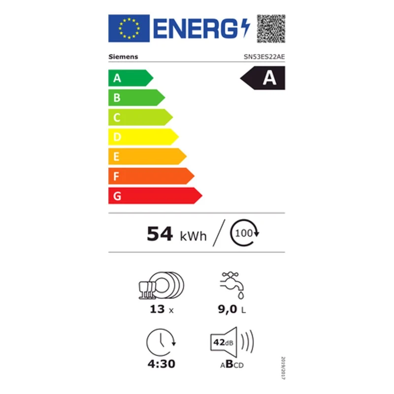 Siemens SN53EIEUAE SN53ES22AE + Geschirrspüler