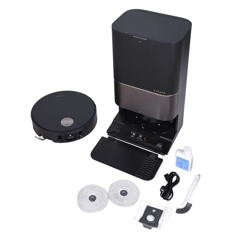 Dreame X50 Ultra Saugroboter Schwarz Edelstahl Vacuum Cleaner