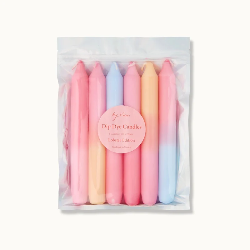 by Vivi Dip Dye Kerzen Set 6-teilig