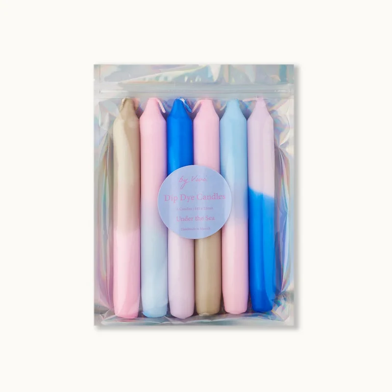 by Vivi Dip Dye Kerzen Set 6-teilig