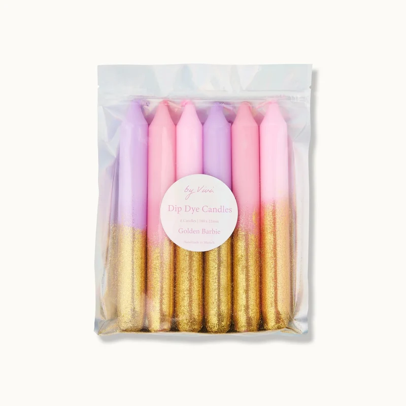 by Vivi Dip Dye Kerzen Set 6-teilig