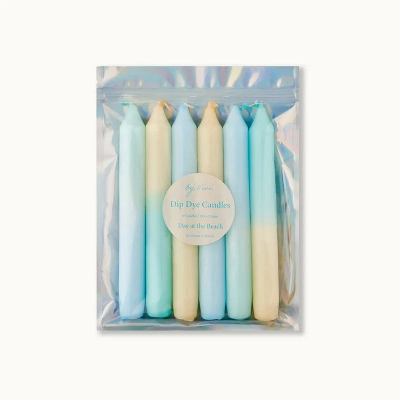 by Vivi Dip Dye Kerzen Set 6-teilig